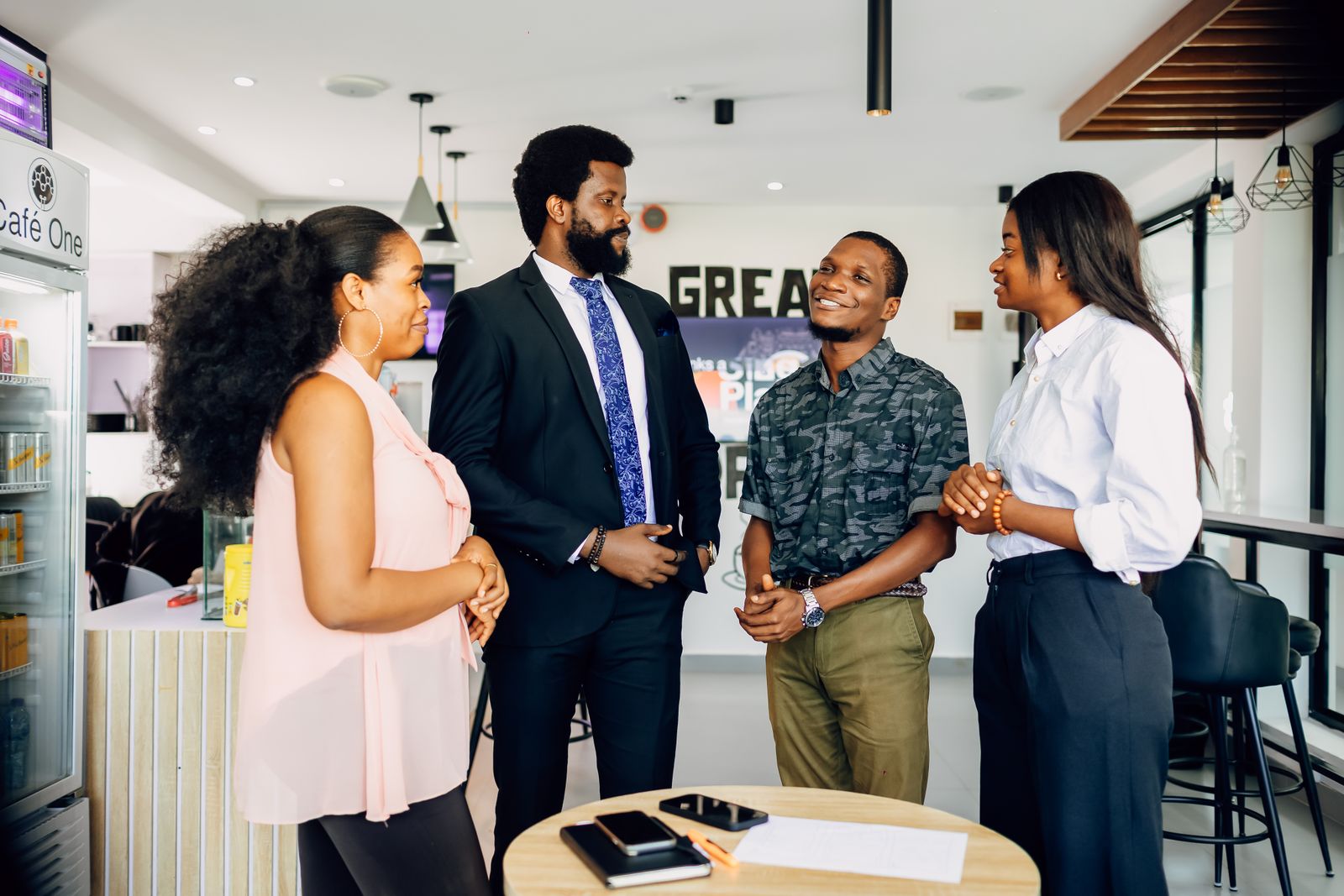 Multi-Teck Solutions team in a modern office in Lilongwe